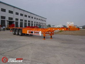 銀寶 15米 32.4噸 3軸 集裝箱運(yùn)輸半掛車 syb9391tjz