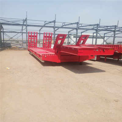 鐘山三線六軸13米低平板半掛車價格行情與掛車漆選用分析